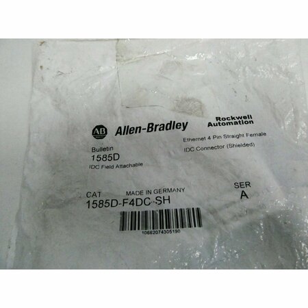 Allen Bradley ETHERNET IDC CONNECTOR PLC AND DCS PARTS AND ACCESSORY 1585D-F4DC-SH